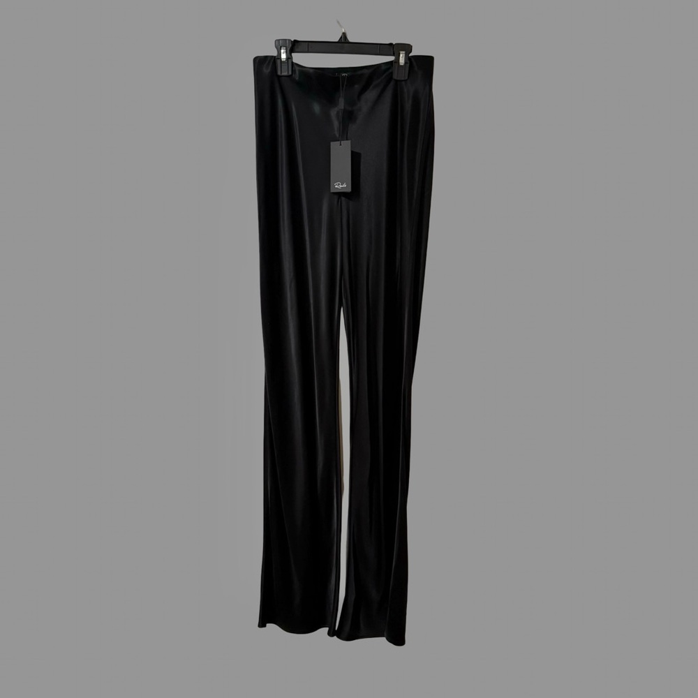 Rails "Silvi" Black Pull On Satin Pants S NWT ($198)